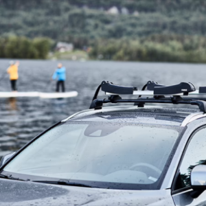 Rack on top of car