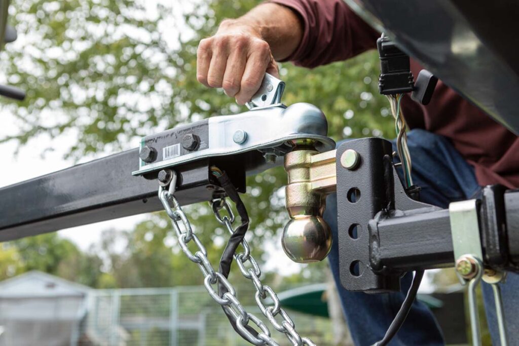 vehicle trailer hitch installation